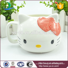 Wholesale Red Hello Kitty Creative Ceramic cup